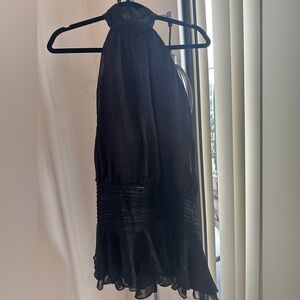 Peppermayo Willow Chiffon Mini Backless Dress size 0 NWT